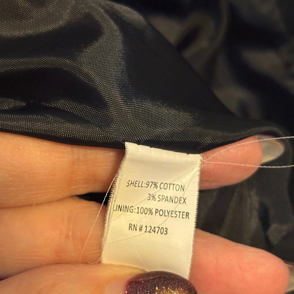 Izaro Embroidered Boho Jacket Black White Geometric XL - Picture 7 of 8